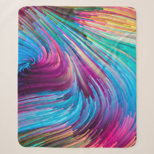 Color In Motion series. Background design of liqui Sherpa Blanket