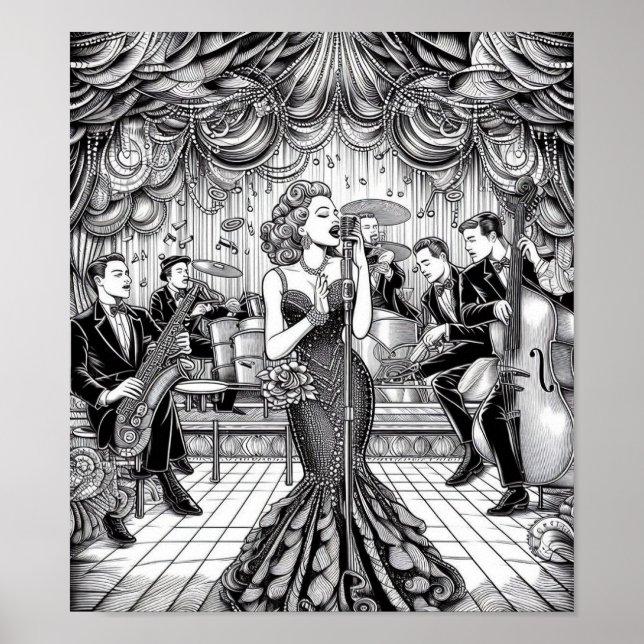 COLOR IT YOURSELF! Adult Coloring Book Poster (Front)