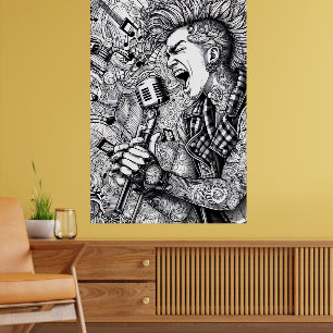 COLOR IT YOURSELF! Adult Coloring Book Poster