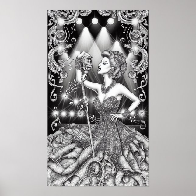 COLOR IT YOURSELF! Adult Coloring Book Poster (Front)