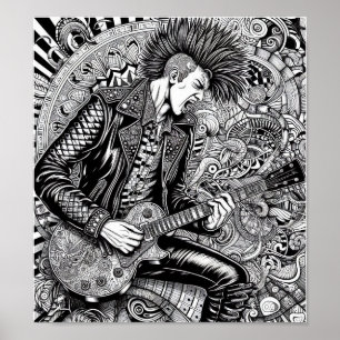 COLOR IT YOURSELF! Adult Coloring Book Poster