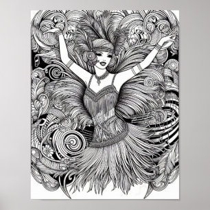 COLOR IT YOURSELF! Adult Coloring Book Poster