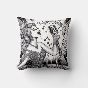 COLOR IT YOURSELF! Adult Colouring Book Poster Throw Pillow