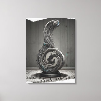 Color Learned to Argue Here Canvas Print