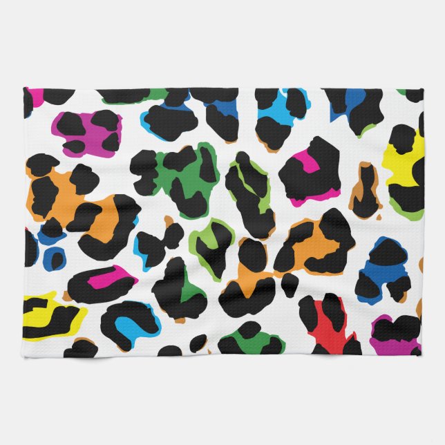 Color Lipid Print, Animal Print Cartridge. Kitchen Towel (Horizontal)