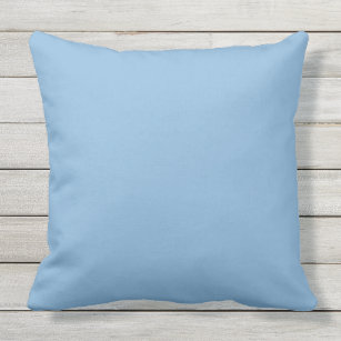 Solid Pastel Blue Color Pillows Cushions Zazzle Ca