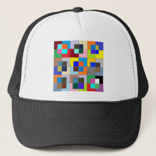 COLOR Maze : Happy Graphics Trucker Hat