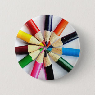 COLOR ME HAPPY 2 INCH ROUND BUTTON