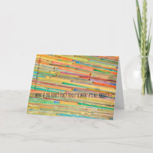 COLOR ME HAPPY Greeting Card