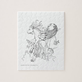 COLOR ME! Make your own unique gift item Jigsaw Puzzle