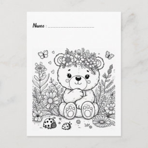 Color Me Panda   Kids Activity Cards