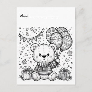Color Me Panda   Kids Activity Cards