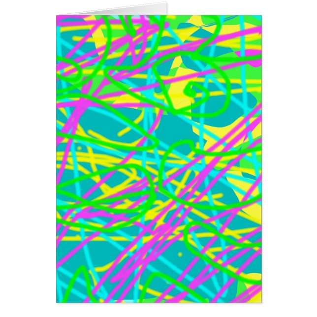 Color My Dreams Scribble Motif Expressive Artsy (Devant)