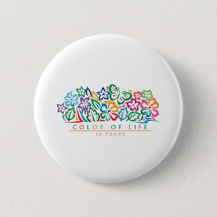 COLOR_of_life 2 Inch Round Button