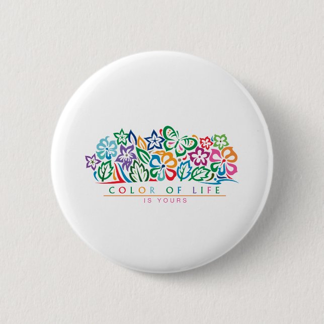 COLOR_of_life 2 Inch Round Button (Front)