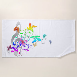Color of Music Beach Towel
