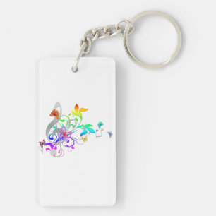 Color of Music Keychain