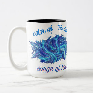color of the dream  Two-Tone coffee mug