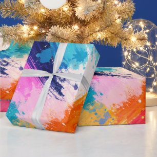 Color paint Wrapping Paper
