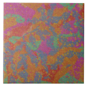 Color pattern tile