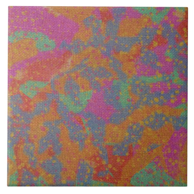 Color pattern tile (Front)