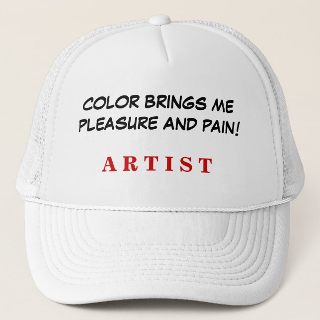 COLOR PLEASURE AND PAIN cap (Front)