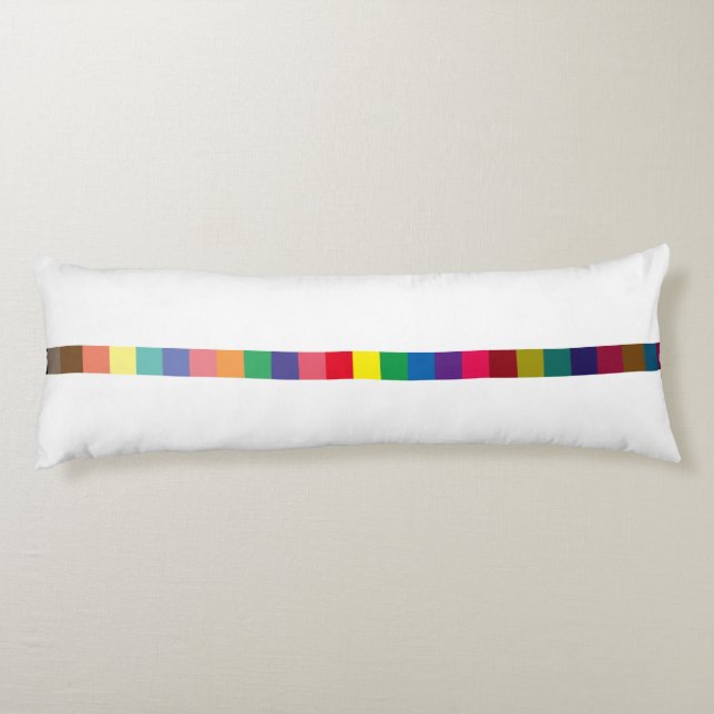 Color scheme stripe body pillow (Back)