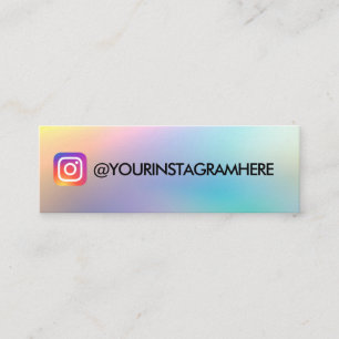 COLOR SHIFT SOCIAL MEDIA Instagram BUSINESS CARD