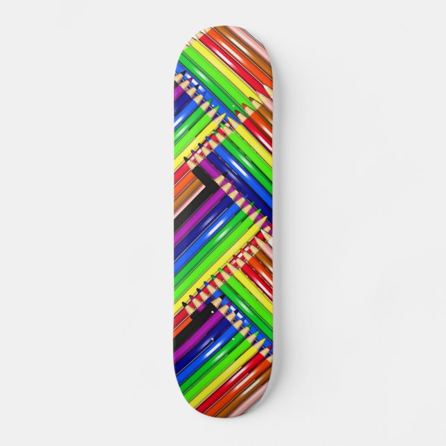 color skateboard (Recto)