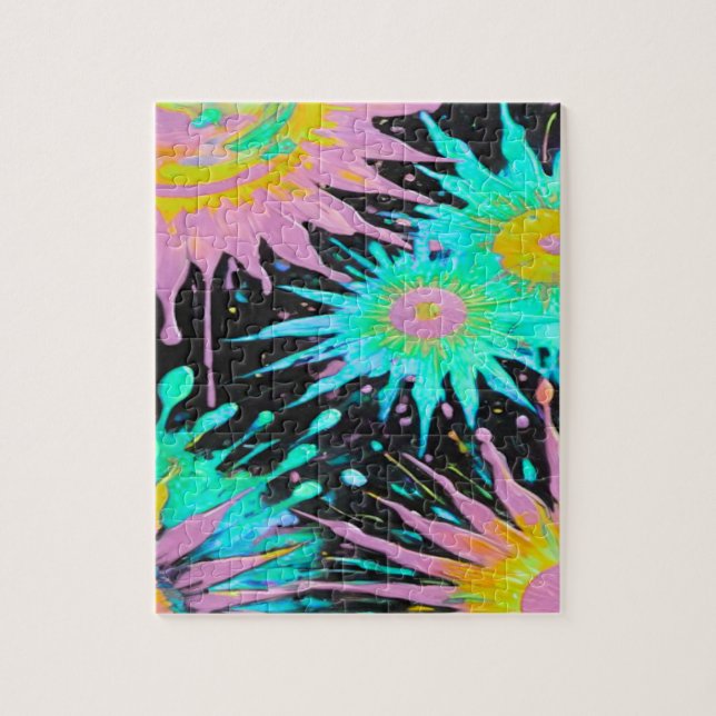 Color Splash Abstract Art Jigsaw Puzzle (Vertical)