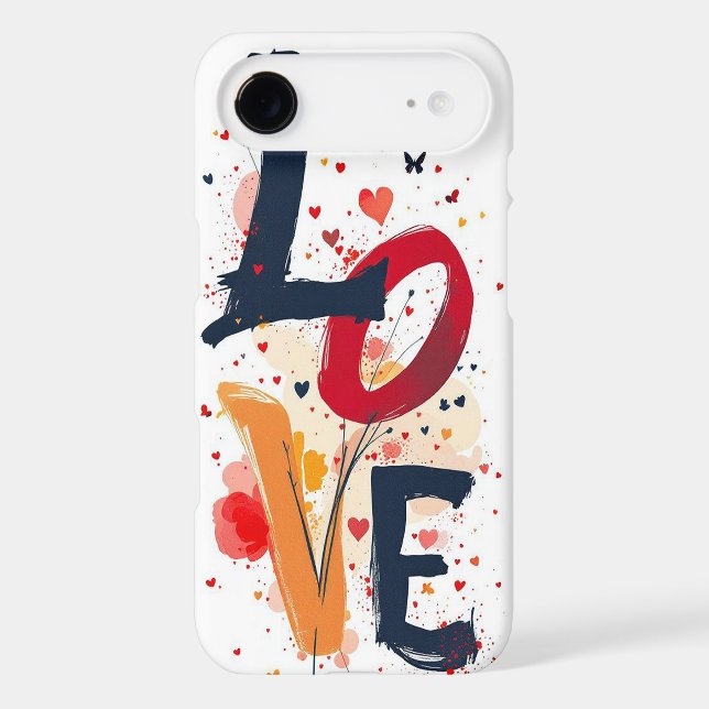 “Color Splash Love” Phone Case ❤️🎨✨ (Verso)