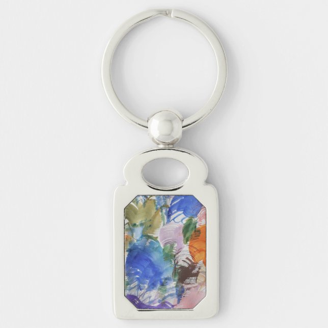 Color Splash Metal Key Ring (Front)