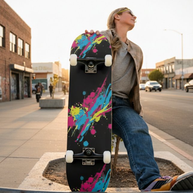 Color Splash Professional Skateboard (Creator Uploaded)