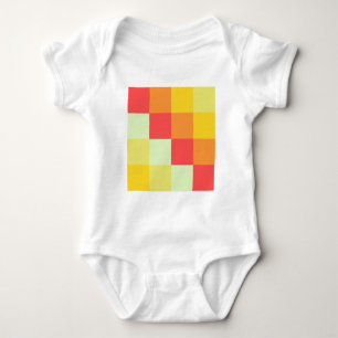 Color Squares Baby Bodysuit