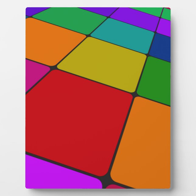 Color Squares Plaque (Front)