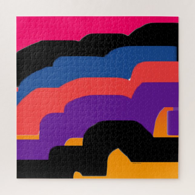 Color Steps Jigsaw Puzzle (Vertical)