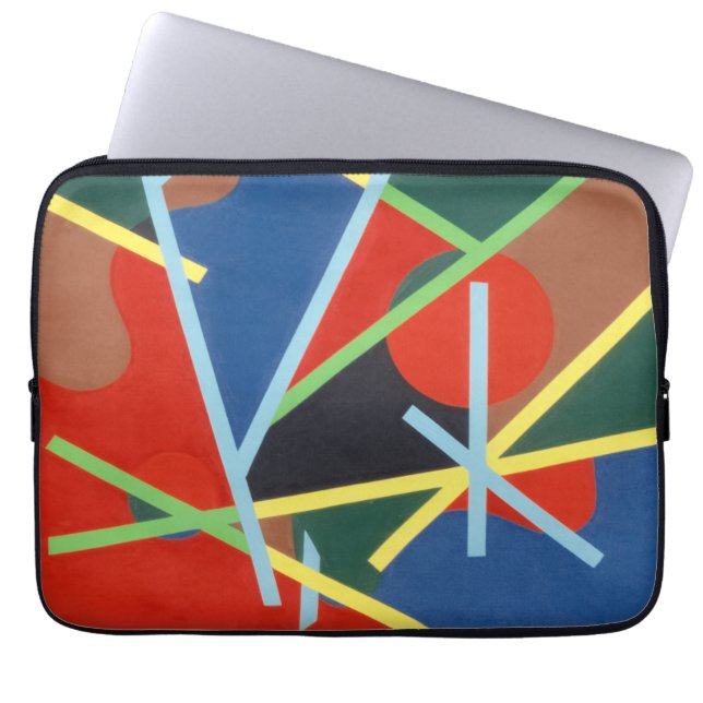 Color Stick Pattern Laptop Sleeve (Front)
