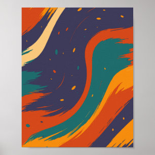 Color Streams – A Flow of Energy and Joy Poster