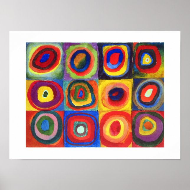 Color Study by Wassily Kandinsky Poster (Front)