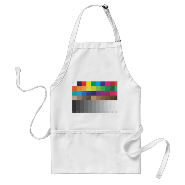 COLOR SWATCH AND GRAY SCALE STANDARD APRON (Front)