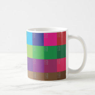 COLOR SWATCH COFFEE MUG