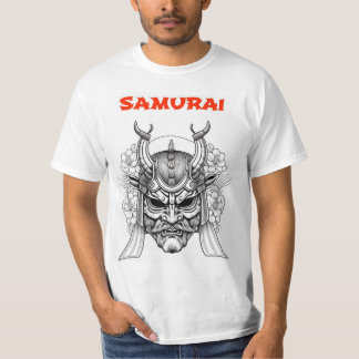 Color T's Samurai mask manga Craft T-Shirt