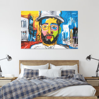 Color Urban Portrait Canvas Print