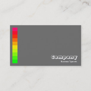 Color Variations IV 02a - Gray Business Card