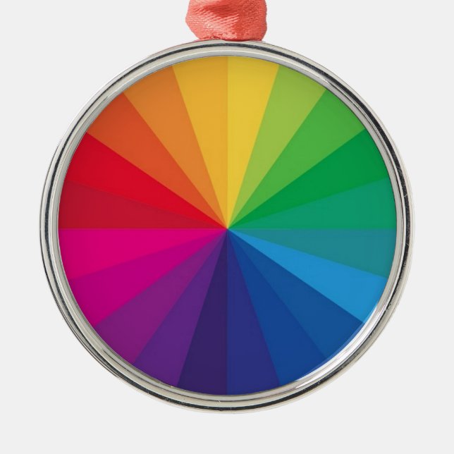 COLOR WHEEL METAL ORNAMENT (Front)