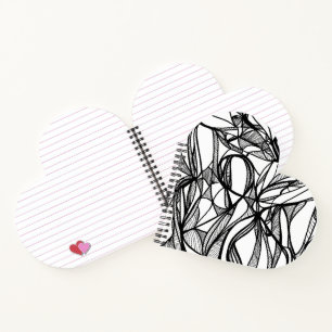 Color Your Own Heart Notebook #2: coloring DIY fun