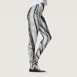 Color-Your-Own Line Art: unique, fun, activity  Leggings
