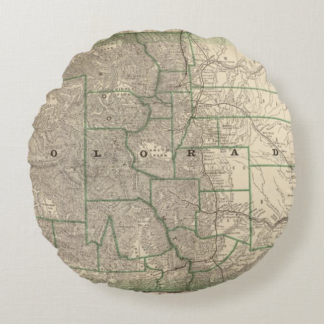 Colorado 12 round pillow (Front)