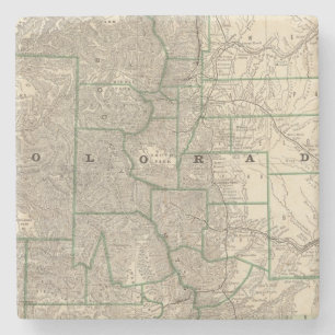 Colorado 12 stone coaster