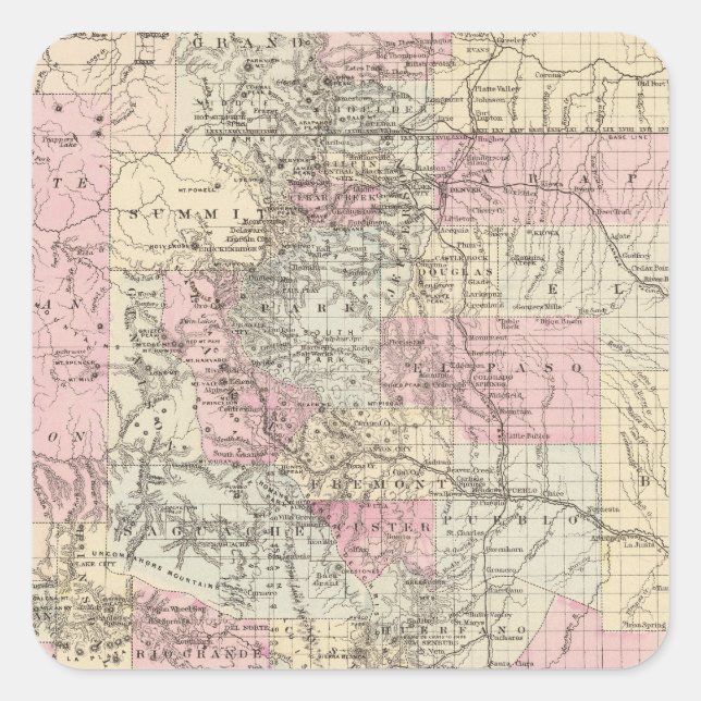 Colorado 14 square sticker (Front)
